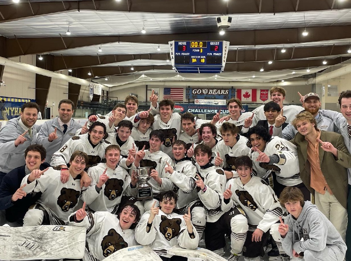 Landon defeats Bullis 3-2 in shootout to win 2023 IAC hockey tournament