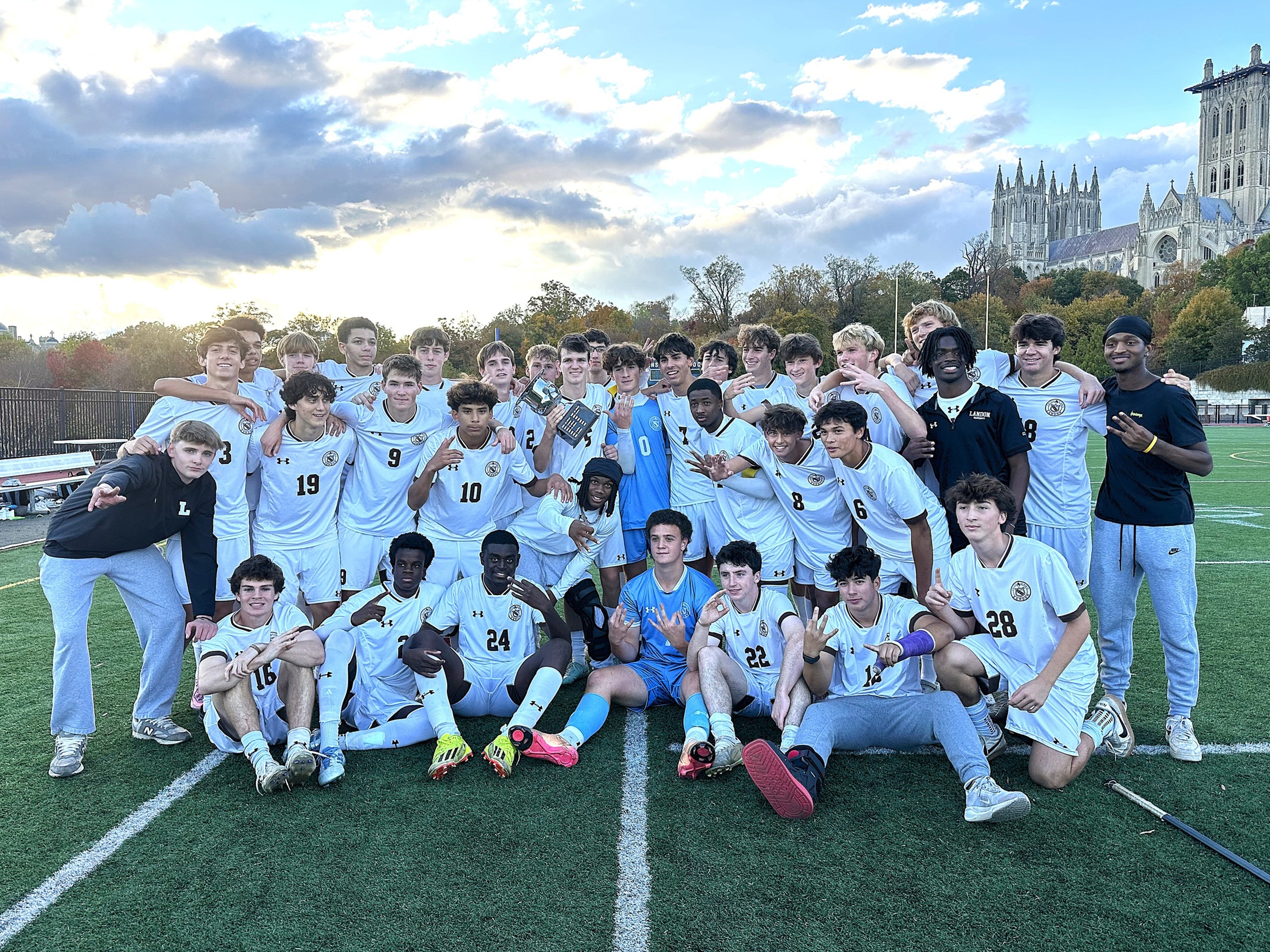Landon shuts out St. Albans 3-0 in IAC soccer final